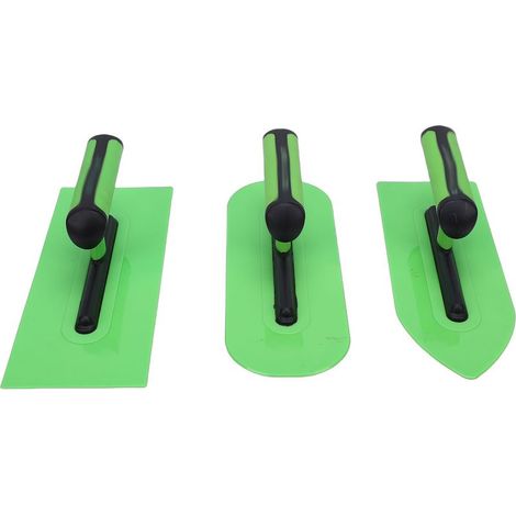 Kit de truelle en plastique, ABS TPR, extrémité arrondie et pointue, pour finition, menuiserie, construction, maintenance (1/5)
