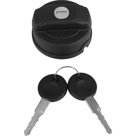 Bouchon de réservoir d'essence noir verrouillable pour Opel Zafira Corsa (1/5)