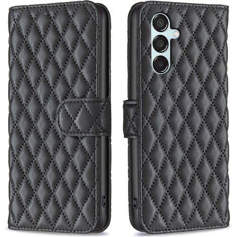 Funda tipo cartera para Samsung Galaxy M15 5G, color negro. (1/5)