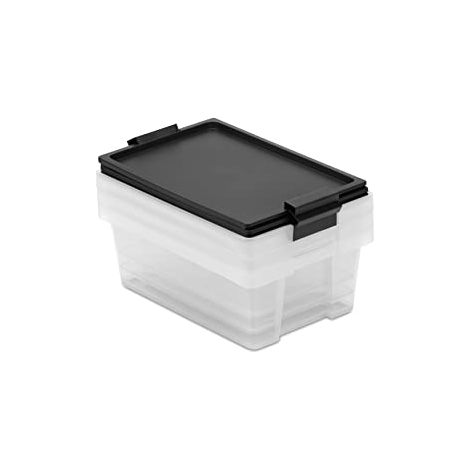 Scatola portaoggetti Tatay multipurpose storage box 7L impilabile coperchio a cerniera (1/4)