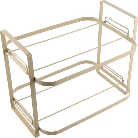 Égouttoir à tasses multicouches avec plateau d'égouttage amovible pour verres, bouteilles et bols (1/5)