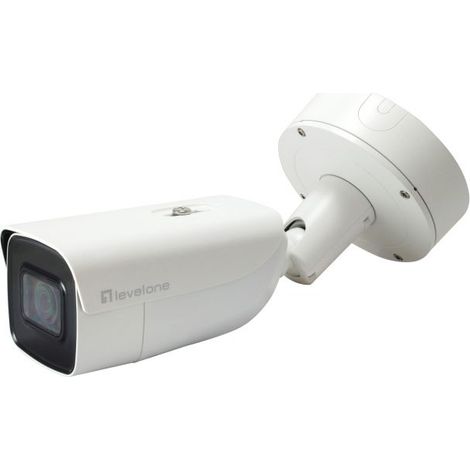 CAMARA EXTERIOR IP LEVEL ONE FCS-5212 GEMINI FIJA 6MP H.265 IP67 PoE AUDIO BIDIRECCIONAL