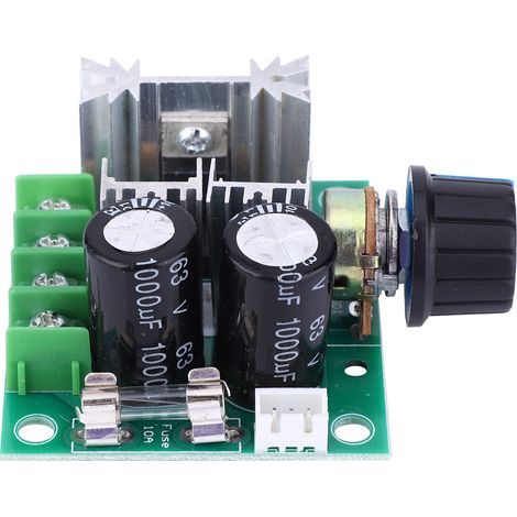 Module régulateur de vitesse pour moteur PWM 10 A CC 12 V 24 V 36 V 40 V avec interrupteur (1/5)