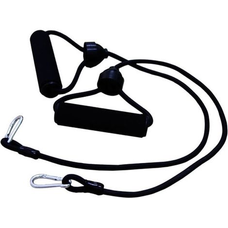 Par de bandas de resistencia con asas y correas de conexión: bandas de fitness y ejercicio para entrenamiento de fuerza, tonificación muscular, equipo de fitness para el hogar.