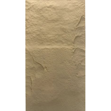 Set 10 Pannelli Isolanti Effetto Pietra Tufo 3D 120x60 Rivestimento PU
