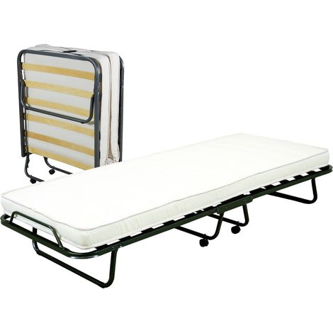 Soluko Letto Brandina Pieghevole a Doghe con Materasso 80x200 Singola