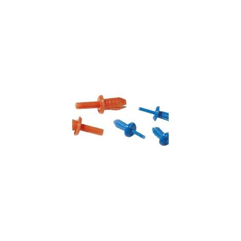HellermannTyton Spreizniet 3.8-4.2mm PA6 blau HTWD-R4 1000 Stk (1/2)