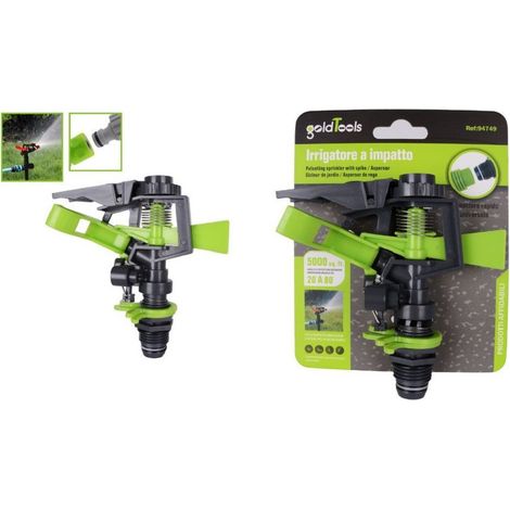 TRADE SHOP - Irrigatore A Settori In Abs Regolazione Gittata Copertura 450 Metri Quadri 94749 - (1/3)