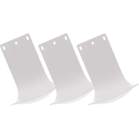 bac égouttoir pour Bouteille Rechargeable Support Distributeur ABS Blanc Lot de 3 Anti-Fuite pour Maison et centres commerciaux (1/5)