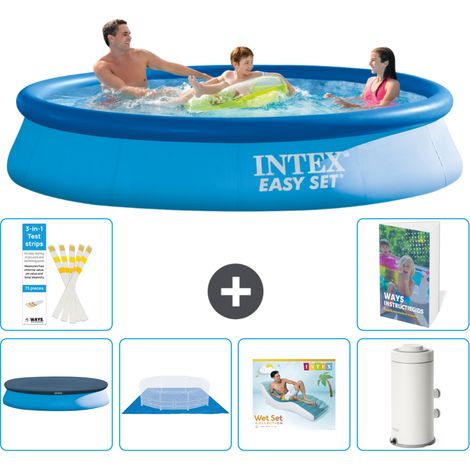 Easy Set Pool Rund - 366x76 cm - 7-teilig S148