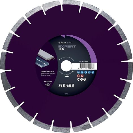 Disque diamant Expert BA - 350 - 3 - 10 - 25,4 / 20 (1/3)
