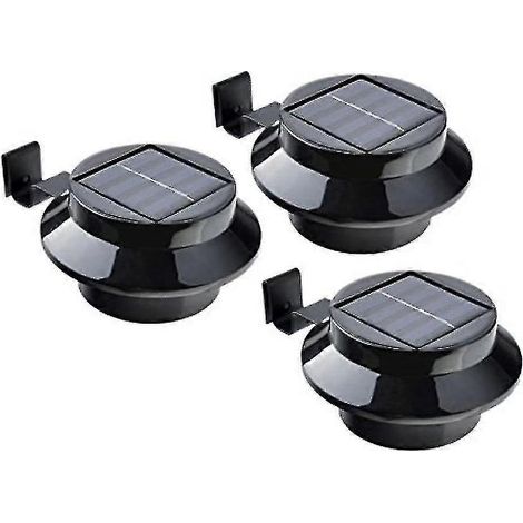 Lampes d'évier à 3 LED, lampes solaires pour clôture, éclairage de couloir (1/3)