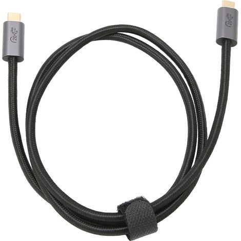 Câble USB C 3.2 données PD 100W 8K60Hz multifonction 20Gbps fil pour smartphones tablettes PC ordinateur portable 100cm/39.4in (1/5)