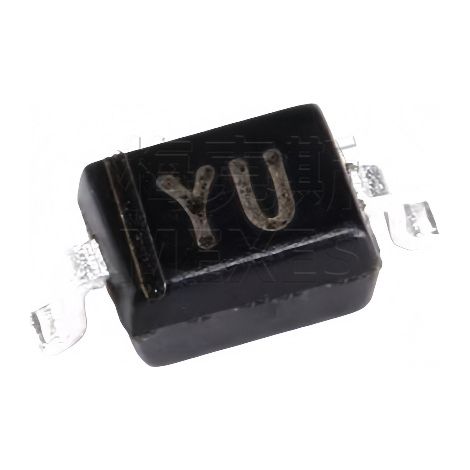 Changdian/Changjing CESD3V3D3 YU screen printing YU SOD-323 3.3V unidirectional ESD diode chip electronic component, 5 pieces per pack.