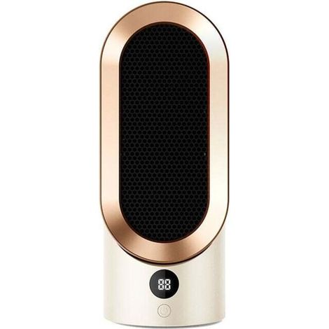 PTC Ceramic Fan Heater 800W Portable Constant Temperature Adjustment 2 Levels Home Small Office (1/4)