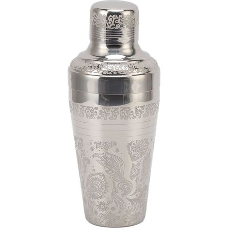 Shaker à Cocktail en Acier Inoxydable 304 Résistant à la Rouille, Compatible Lave-vaisselle, Style Japonais avec Gravure Brillante pour Barman (1/5)