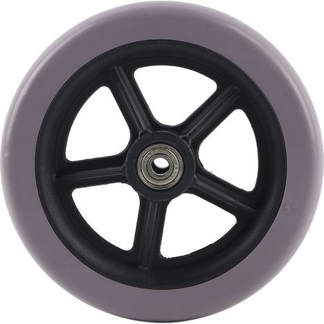 Roues Avant Fauteuil Roulant - Caoutchouc Antidérapant - Diamètre 147 mm - Charge Max 120 kg - Pour Fauteuils Manuels - Lot de 6