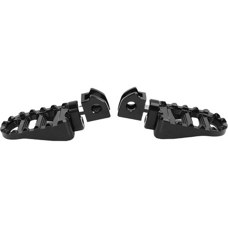 Repose-pieds Avant 1 Paire de Repose-pieds Avant Antidérapants en Alliage d'aluminium Gauche Droit Remplacement de Pédale 650 2016-2025 M8 Chevilles (BLACK) (1/5)