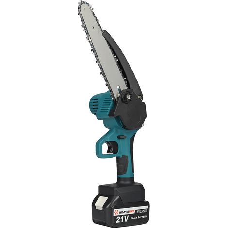 Motosierra BRAVOBRO 18V 8''21V podadora inalámbrica motosierra sierra eléctrica para troncos 2 baterías (1/5)