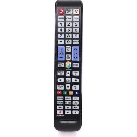 Télécommande de remplacement compatible Samsung UN55JU6500 UN60JU650 TV, contrôleur Bn59-01223a, noir, infrarouge, fonctionne avec téléviseurs JU6500, accessoire pratique. (1/4)