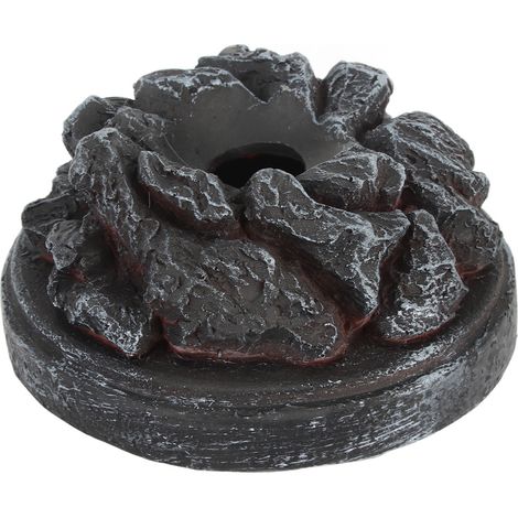Huevo de dragón hecho de lava cristalina – artículo de coleccionista – resina cristalina – incluye soporte – morado – 8 x 6 x 6 cm (1/5)