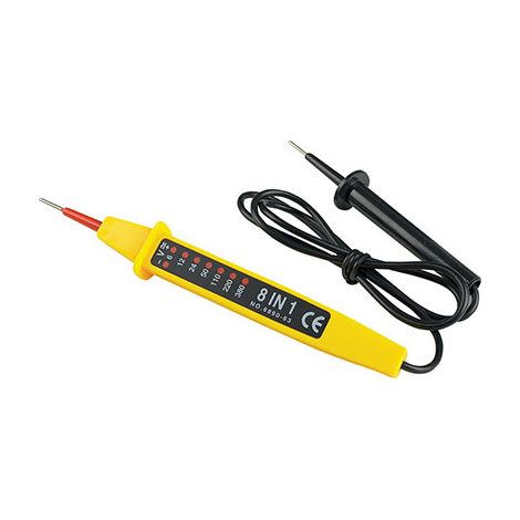 TESTER 8 FUNZIONI ELECTRALINE - AC DC- 2 pezzi
