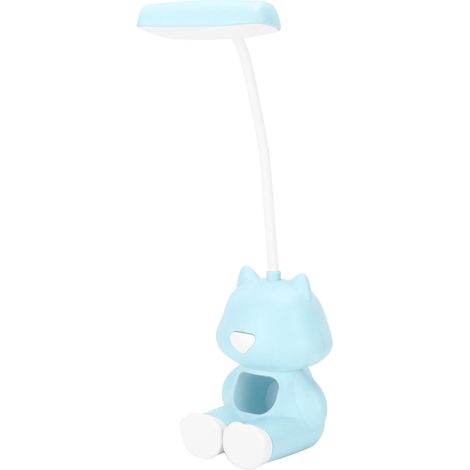 Mini-Tischlampe mit niedlichem Bären-LED-Akku, wiederaufladbar, augenschonendes Nachtlicht für Studentenzimmer, grüner Bär (1/5)