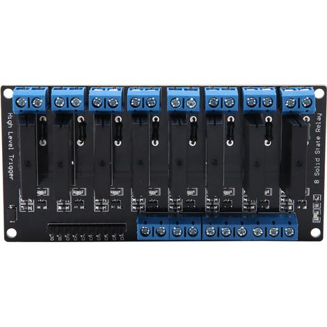 5V 8-Kanal-Halbleiterrelaismodul mit Sicherung, hoher Auslösepegel 2A (1/5)