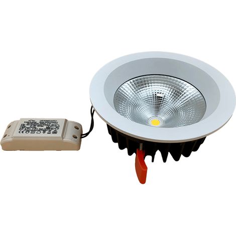 FUSION Downlight 20W encastré blanc IP44 4000K ASLED 20WDLBN