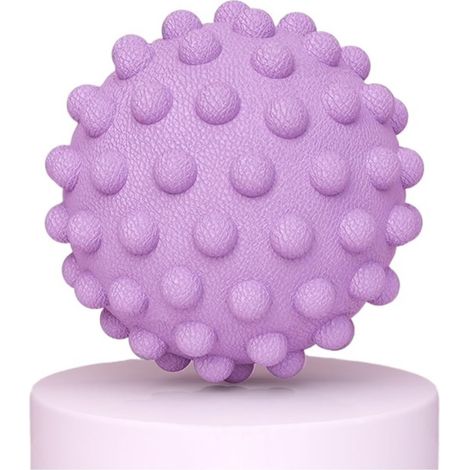 Boule de massage texturée violette, pour la récupération musculaire, les trigger points et la réduction de la cellulite (1/3)