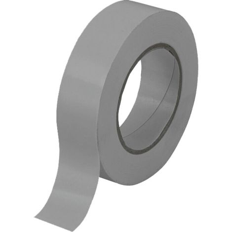 C NASTRO ISOLANTE PVC 25MTX19MM GRIGIO- 10,0 pz