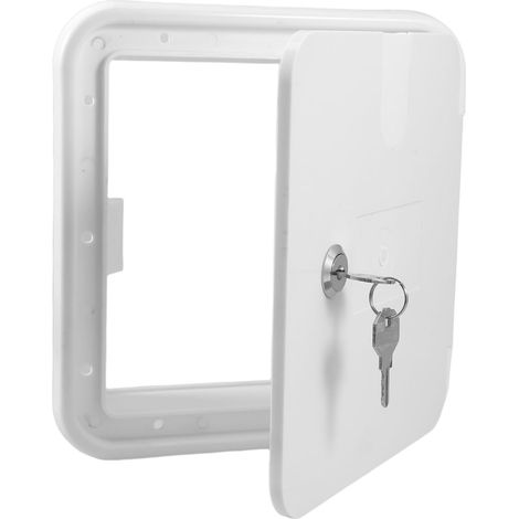 Power Cable Flap for Motorhomes and Campervans, Install, Durable, Aesthetic Design, Versatile for RV Modifications, Suitable with Screws for Secure Access (1/5)