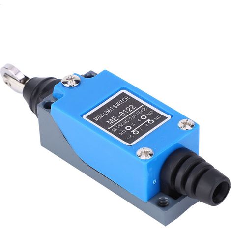 ME-8122 250V AC 5A Microswitch, Mini Momentary Push-Button Limit Switch with Roller (1/5)