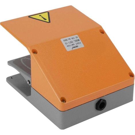 Interrupteur à Pédale YDT1-15 380VAC Contrôleur de Pédale à Pédale Double Interrupteurs Électriques pour Kit de Clip D'alimentation de Machine Électrique