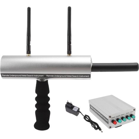 Aluminum Silver Metal Detector 20m Depth 1000m Range 2 Antennas Rechargeable Detector for Gold Silver 100240V EU Plug. (1/5)