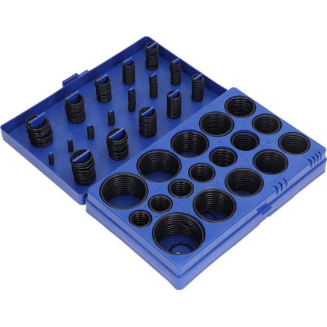 Set mit 419 metrischen Gummi-O-Ringen, gemischtes Sortiment für Sanitärinstallationen, Maschinen und Armaturen (1/5)