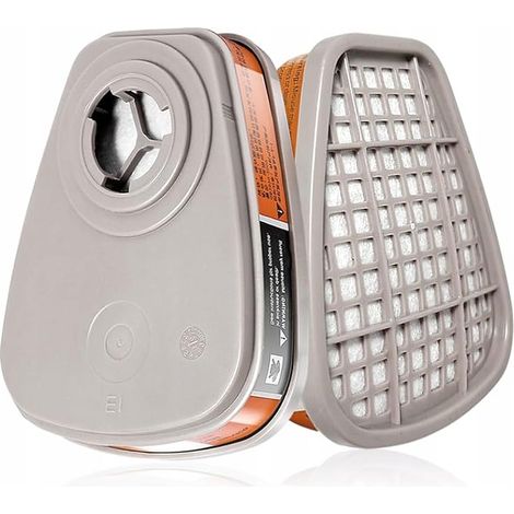 2 filtri di ricambio per maschera 6800 e semimaschera 6200