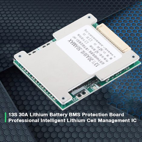 Carte de protection de batterie lithium 13S 30A BMS PCB avec équilibrage de charge (1/5)