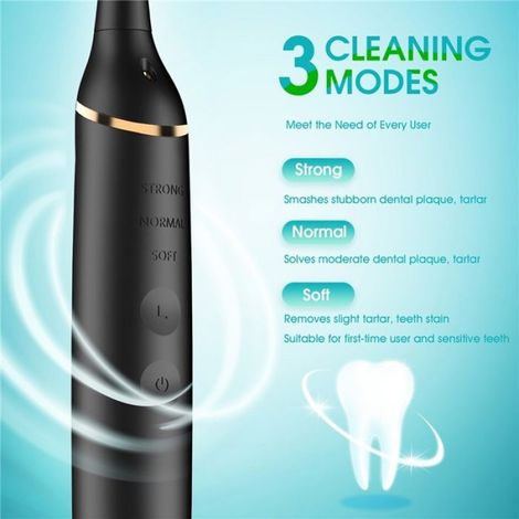 Anti Tartre Dentaire Electrique, XPREEN élimine Plaque Taches Hygiène Dentaire Rechargeable, Kit de Soin Blanchiment Nettoyage (1/5)