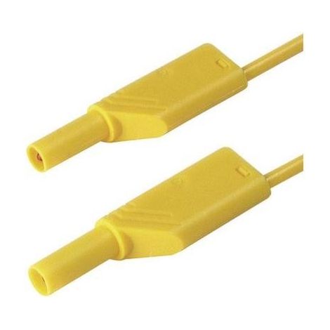 Hirschmann Test & Measurement MLS WS 50/1 ge Puntali di sicurezza Spina a banana 4 mm Spina a banana 4 mm 0.50 m Giallo