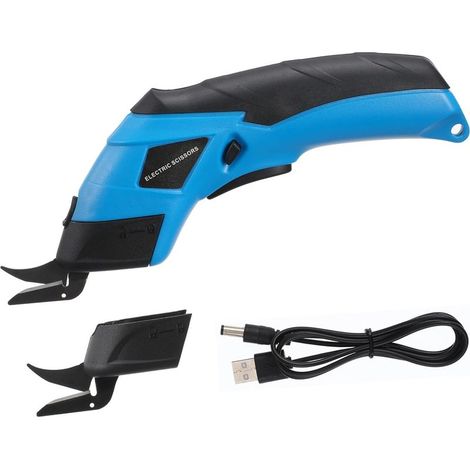 Ciseaux Électriques Portatifs Rechargeables pour Tailleurs et Couturières,Découpe Précise sans Fil,Batterie 2000Mah,Adaptés pour Carton et Tapis,Usage Quotidien de Couture (1/5)