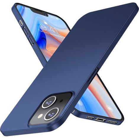 Ultradünne, stoßfeste, matte 6,1-Zoll-Handyhülle für iPhone 13, blau (1/5)