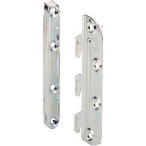 Hettich Bett-Verbindungsbeschlag 127mm,mit 3 Haken 25183,zum Einhängen Stahl verzinkt