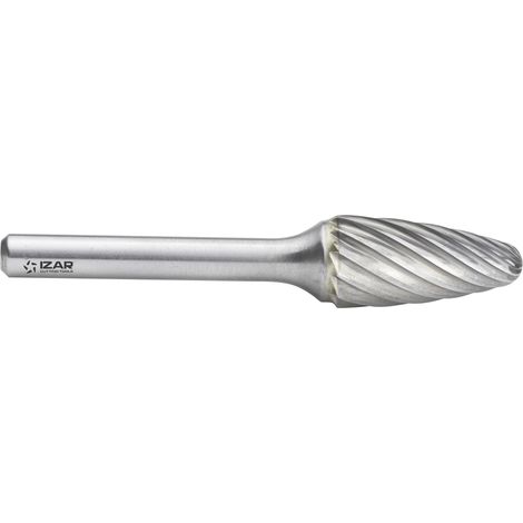 Fresa 12,70X06,00 mm Dentado Inox Rotativa Metal Duro Norma-RBF (F) Ojiva Redondeada -9268- IZAR (1/4)