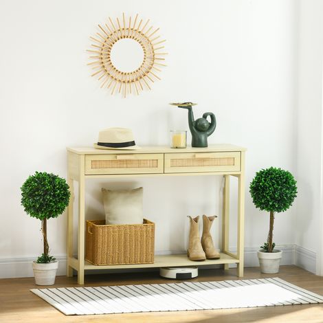 Ensemble de buis artificiels de 2 plantes artificielles résistantes aux UV de 60 cm en pot de fleurs pour décorer le salon en vert
