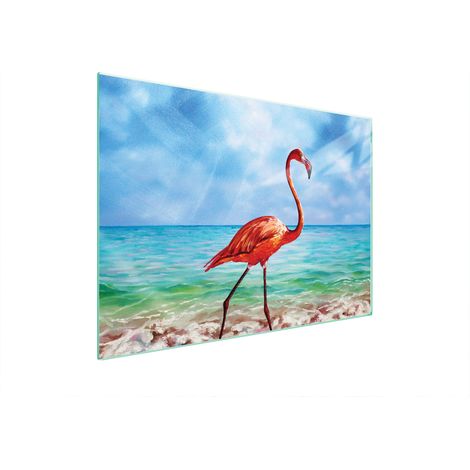 PIASTRA PROTETTIVA IN VETRO PER STUFA 70x52 FLAMINGO (1/5)