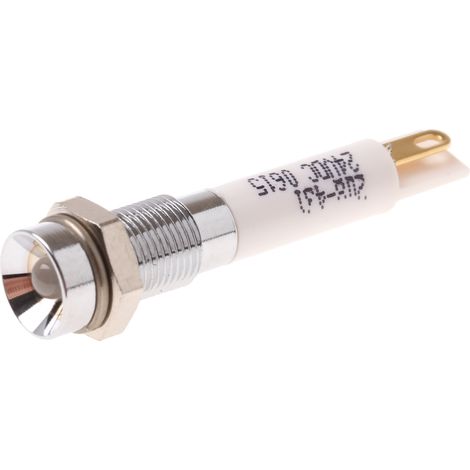 Voyant LED lumineux Vert rouge RS PRO, dia. 6mm, 24V c.c., taille de la lampe 3 mm ( Prix pour 1 )