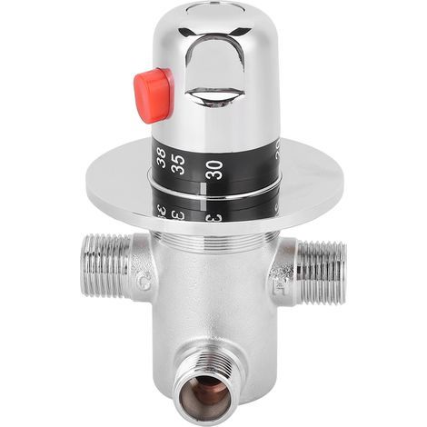 G1 / 2 Thermostat de contrôle du chauffe-eau de la soupape de mélange thermostatique Thermostat (1/5)