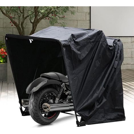 Motorrad Zelt Motorrad Garage Faltgarage Quad Garage Heavy Duty Motorradabdeckung 600D Polyester Oxford Gewebe Schutzplane mit Tasche (1/5)