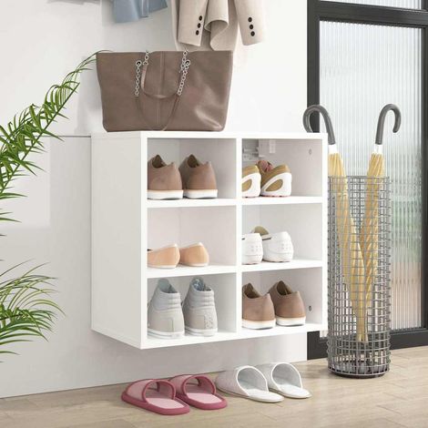 vidaXL Shoe Cabinet White 52,5x30x50 cm (1/5)
